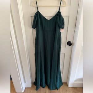 Chic Forest Green Maxi Dress